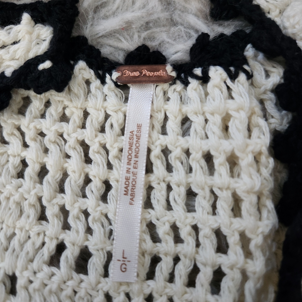 Free People Bali Heydayz Crochet Skirt‎ In Ivory White Women's Size Large - Picture 10 of 15